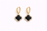 Cercei golden Black stil Van Cliff