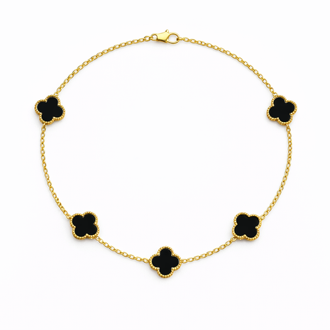 Colier Gold Black stil Van CLiff