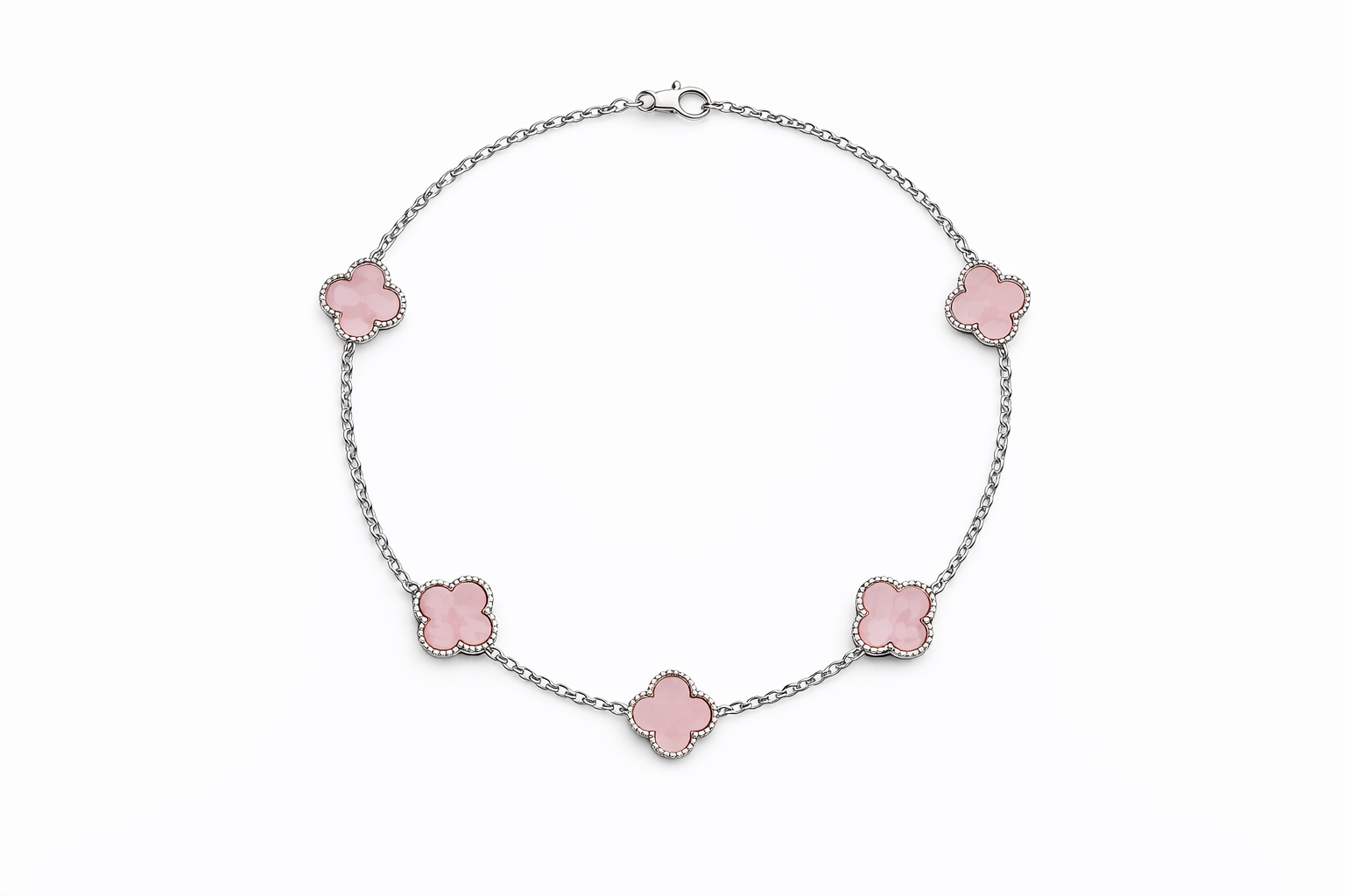 Colier Pink stil Van Cleef