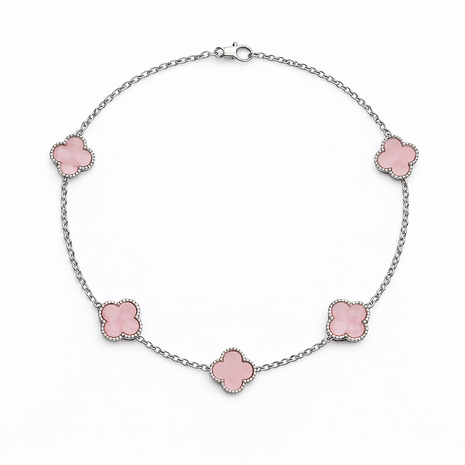 Colier Pink stil Van Cleef